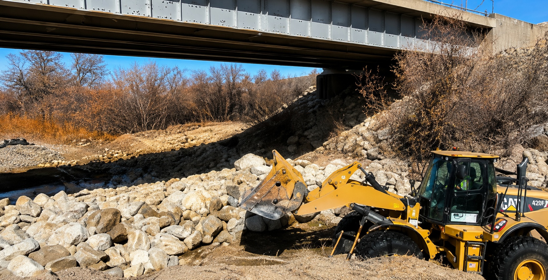 Bridge Backhoe AI ENHANCED UNDER 800KB