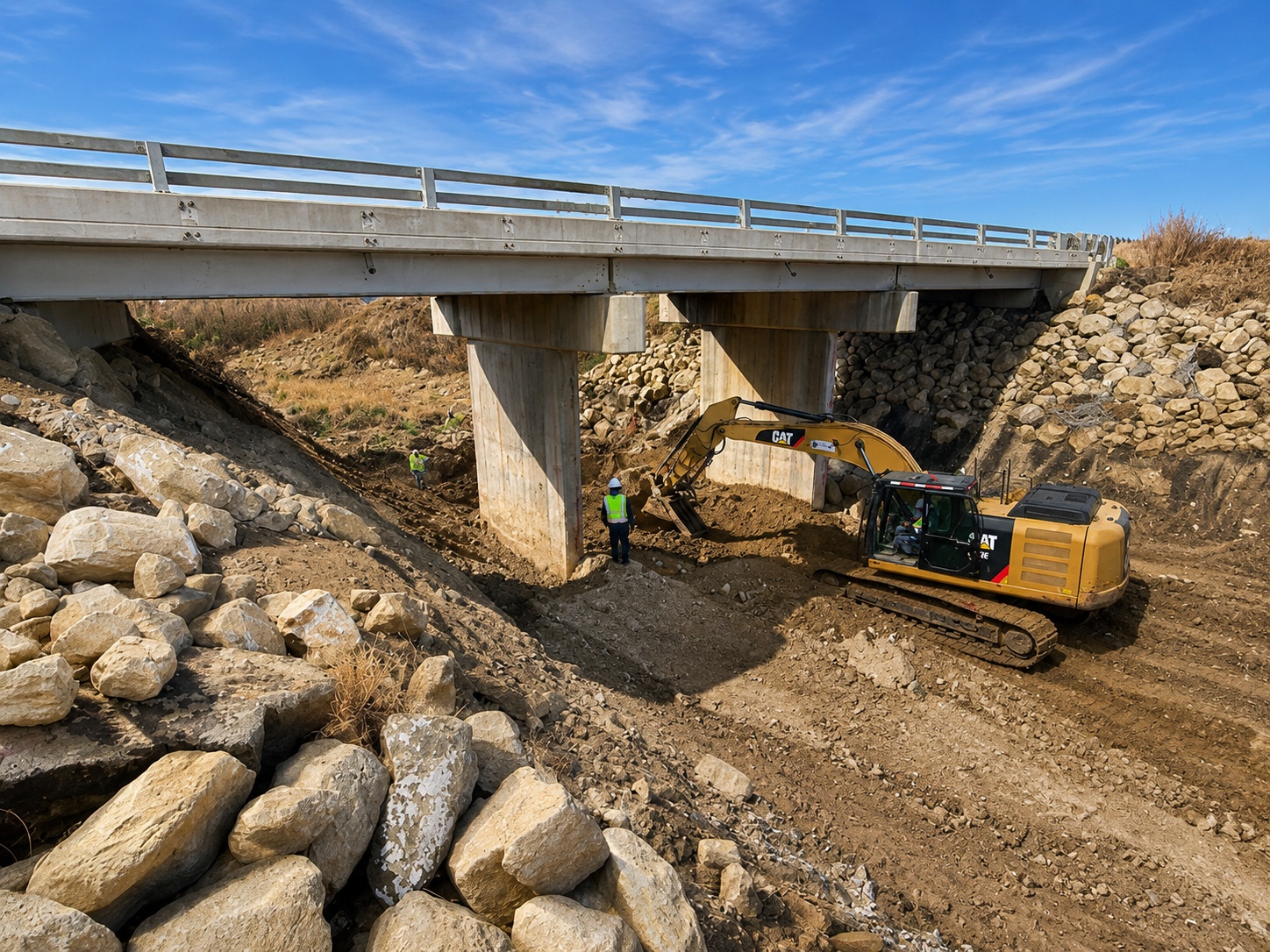 Bridge excavator ENHANCED UNDER 800KB